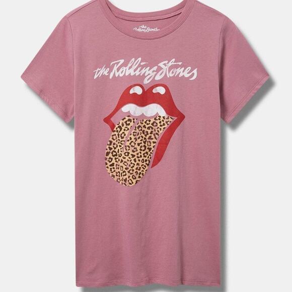 torrid Tops - Torrid Rolling Stones Dusky Purple Crew Neck Tee, NWT, 3X